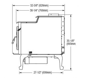 Quadra Fire 5700 Step Top